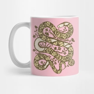 Floral Snake Mug